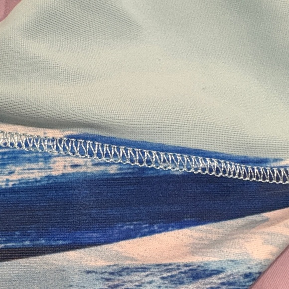 Kids gymnastic Blue Patterned suit - Picture 6 of 12